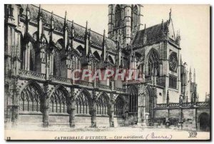 Old Postcard Cathedral D & # 39Evreux Riviera Meridional