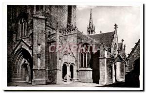 Postcard Penmarch Former Church of St. Nonna details Portals