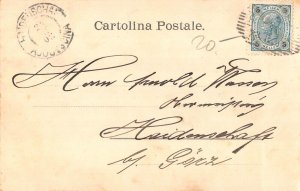 Italy 1903 Un Saluto da Ronchi dei Legionari Church Chiesa postcard