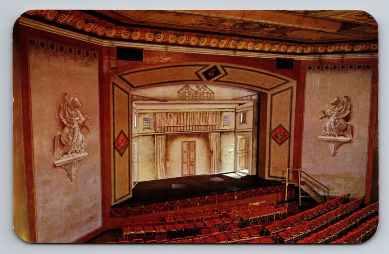 Interior Of Opera The House At Central City Colorado Vintage Unposted Postcard