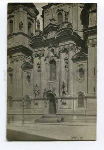 262173 CZECH PRAHA Portal Church St. Miculus Vintage photo PC