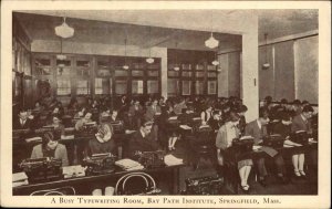 Springfield Mass MA Bay Path Institute Typewriters Typewriting Room Vintage PC