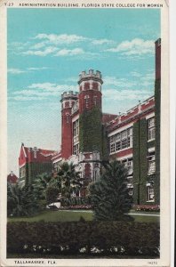 Postcard Administration Building Florida State College Women Tallahassee FL