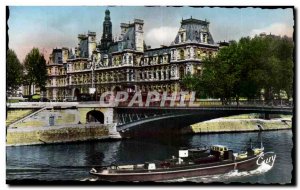 Old Postcard Paris And Its Wonders L & # City 39Hotel and the Bridge D & # 39...