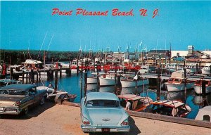 NJ, Point Pleasant Beach, New Jersey, Fishing Fleet, 50s Cars, Dexter No 19793-B
