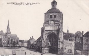 MONTREUIL SUR MER, Pas De Calais, France, 1900-1910s; Eglise Saint-Saulve Et ...