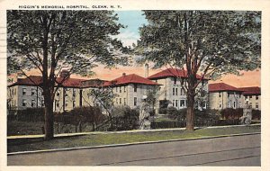 Higgin's Memorial Hospital, Olean, NY, USA 1927 light corner wear, minor post...