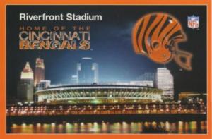 Cincinnati Bengals Riverfront Stadium Postcard #2