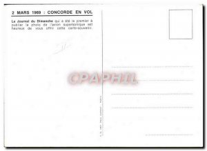 Postcard Modern Jet Aviation Concorde 2 March 1969