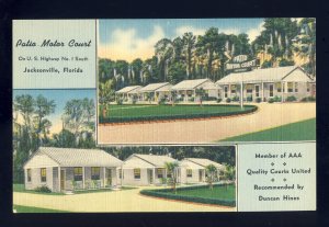 Jacksonville, Florida/FL Postcard,  Patio Motor Court, US Route 1