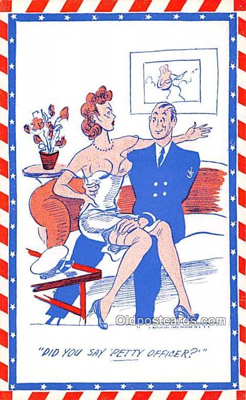 Petty Officer Military Comic Unused 