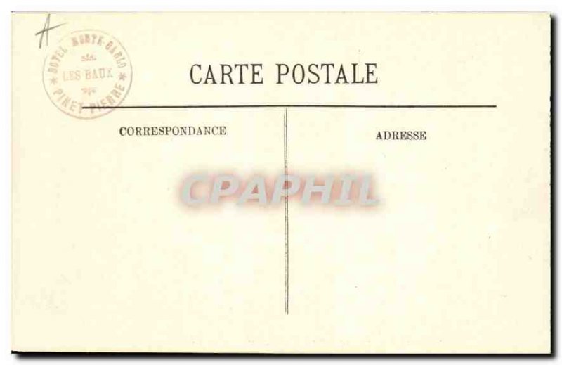 Old Postcard Provence Les Baux Chateau and the Alpilles