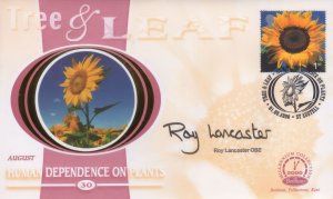 Roy Lancaster Gardeners World BBC TV Hand Signed Benham FDC