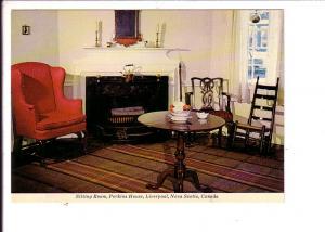 Home of Simeon Perkins, Interior, Sitting Room, Liverpool Nova Scotia, Canada,