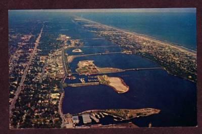 FL Aerial View  DAYTONA BEACH FLORIDA POSTCARD