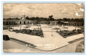 Parque Central Lajas Lv Cuba Real Photo RPPC Postcard (O35)