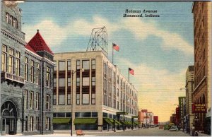 Postcard SHOPS SCENE Hammond Indiana IN AN9570