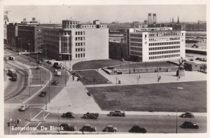 Rotterdam De Blaak 1950s Dutch Real Photo Postcard