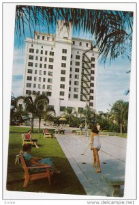 Shuffle Board , Sarasota Terrace Hotel , SARASOTA , Florida , PU-1958