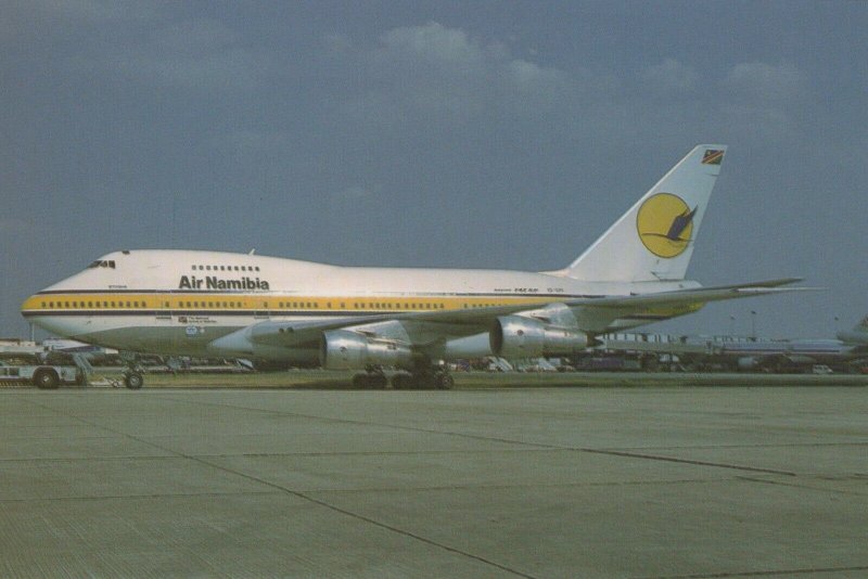 Aviation Postcard - Air Namibia V5-SPF B747SP Aeroplane  RR9963 