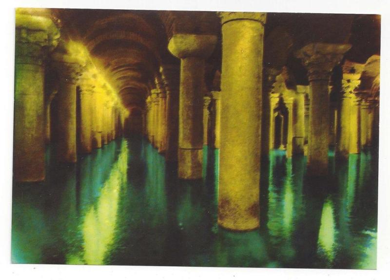 Turkey Istanbul Basilica Cistern Underground Palace Yerebatan Sarayi Postcard