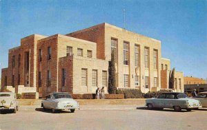 County Court House Cars Comanche Texas 1950s postcard