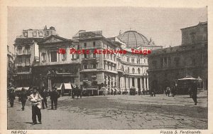 Italy, Napoli, Naples, Piazza S Ferdinando