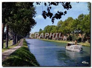 Postcard Modern Pouilly en Auxois C Gold The Burgundy Canal