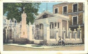 The Templete, Columbus Memorial Chapel Havana Cuba, Republica de Cuba 1938 Mi...