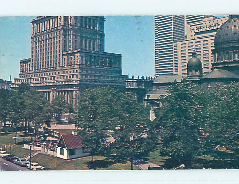 Pre-1980 TOWN VIEW SCENE Montreal Quebec QC p9840