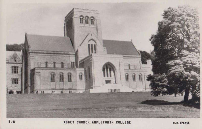 Abbey Church Ampleforth College Mint Friths Yorkshire Real Photo Postcard