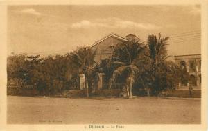Vintage Postcard La Poste Djibouti