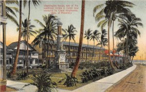 Washington House Hotel Colon Panama 1910c postcard