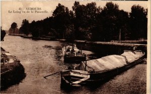 CPA NEMOURS - Le Loing vu de la Passerelle (292709)
