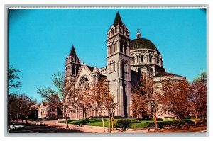 The New Cathedral Of St. Louis Missouri Vintage Standard View Postcard