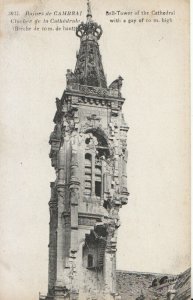 France Postcard - Ruines De Cambrai - Bell-Tower of The Cathedral - TZ1910