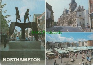 Northamptonshire Postcard - Views of Northampton    RR11400