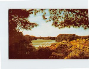 Postcard Scene of Rock River, as it flowers serenely along Route 51