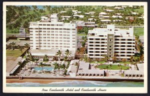 Miami Beach New Kenilworth Hotel and House Bal Harbour  Section pm1966 - Chrome