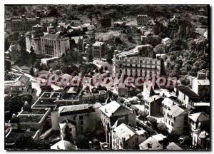 Postcard Modern aircraft Above Chatel Guyon P D Splendid great hotel and the ...