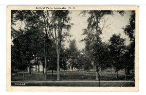 NH - Lancaster. Central Park  (creases)