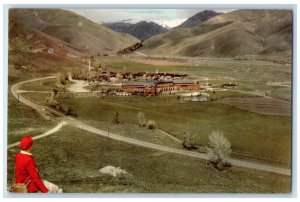 c1950 Sun Valley Winter Sports Skating Summer Resort Idaho ID Unposted Postcard 