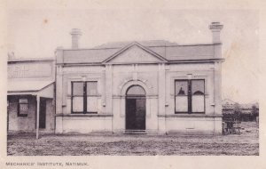 Natimuk Mechanics Institute West Victoria Australia Old Postcard