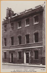 RPPC-London, U.K., 10, Downing Street, The Official Residence of the Prime Minis