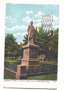 Hamilton Statue, Commonwealth Ave, Boston Massachusetts, Used 1906