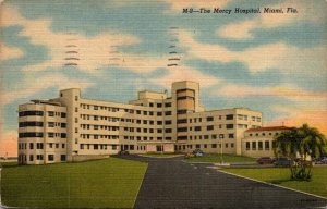 Florida Miami Mercy Hospital 1955 Curteich