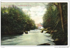 SHERBROOKE, Quebec, Canada, 1900-1910's; View On Magog River