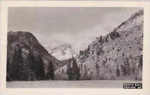 Montana Glacier National Park Castle Rock 1950Real Photo RPPC