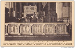 Cathedral of St John the Divine , New York City , 1926 ; Choir Parapet , Sout...