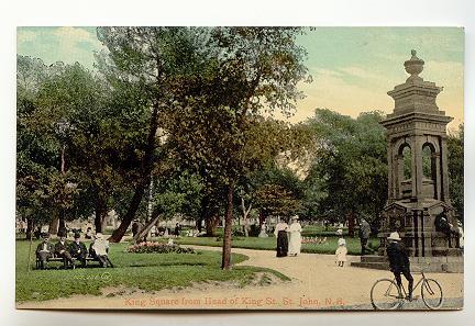 King Square, St John New Brunswick, Bicycle